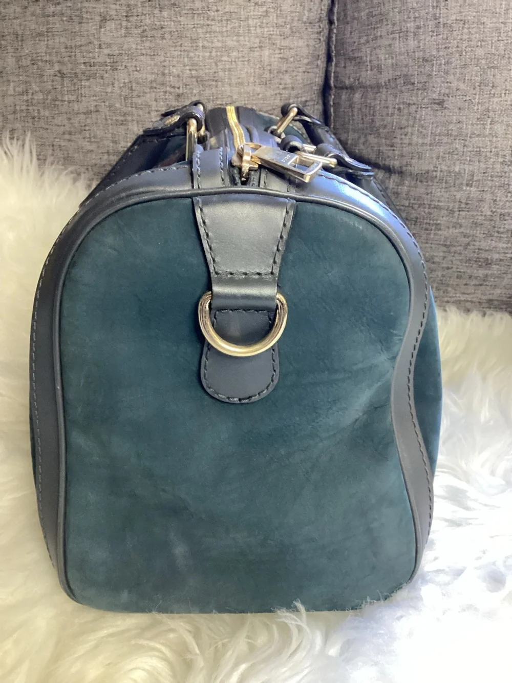 Green Gucci Suede Web Satchel Leather - Picture 3 of 16